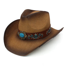Load image into Gallery viewer, Primrose Straw Western Hat

