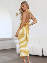 Load image into Gallery viewer, Abby Gabriela Stripe Maxi Dress
