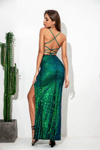 Load image into Gallery viewer, Miley Sequin Slit Maxi Dress
