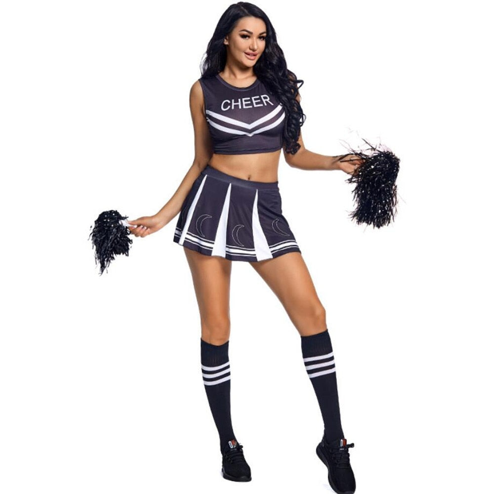 Bridget Cheerleader Uniform Halloween Costume Set