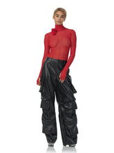 Load image into Gallery viewer, Macie Flower Mesh Turtleneck Long Sleeve Bodysuit
