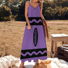 Load image into Gallery viewer, Lou Violet Purple Crayon Box Halloween Costume Dress
