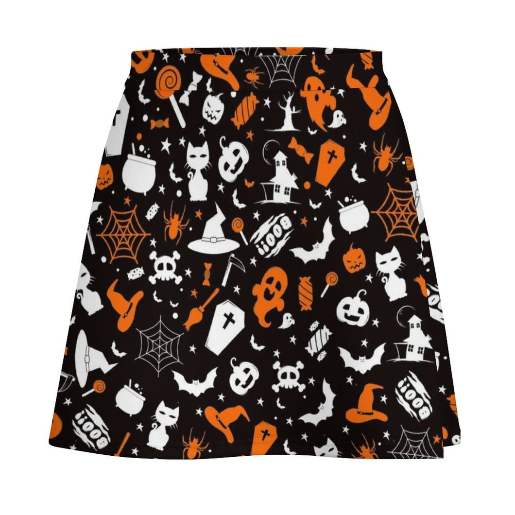 October Trouble Halloween Mini Skirt