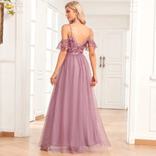 Load image into Gallery viewer, Sienna Caitlin Sequin Tulle Maxi Dress
