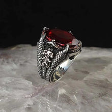 Load image into Gallery viewer, Dominic Dragon Gemstone Ring
