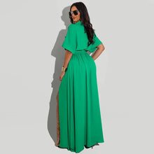 Load image into Gallery viewer, Noor Short Sleeve Slit Maxi Dress
