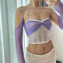 Load image into Gallery viewer, Brylee Casey Knit Cami Crop Top
