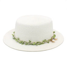 Load image into Gallery viewer, Ellie Straw Boater Hat
