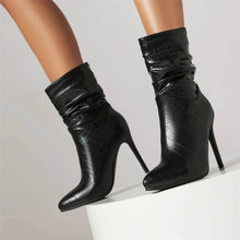 Load image into Gallery viewer, Sarah Pointed Toe High Heel Ankle Boots
