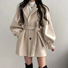 Load image into Gallery viewer, Nevaeh Wool Trench Coat

