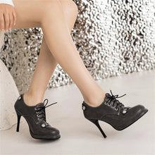 Load image into Gallery viewer, Arabella Lace Up High Heel Pumps
