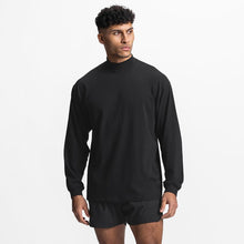 Load image into Gallery viewer, Trae Mock Neck Oversized Long Sleeve T-Shirt
