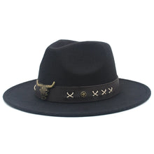 Load image into Gallery viewer, Tyler Bull Wool Panama Hat
