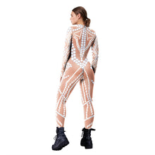 Load image into Gallery viewer, Lady Peal Diamond Halloween Jumpsuit
