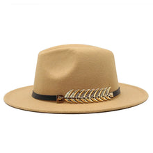 Load image into Gallery viewer, Aliana Wool Wide Brim Fedora Hat
