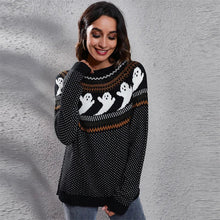Load image into Gallery viewer, Sweet Ghosts Knit Sweater
