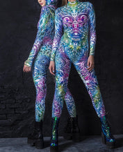 Load image into Gallery viewer, Holli Future Robot Raver Body Halloween Jumpsuit
