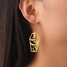 Load image into Gallery viewer, Spooky Night Stainless Steel Earrings
