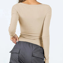 Load image into Gallery viewer, Paislee Knit Ribbed Long Sleeve Top
