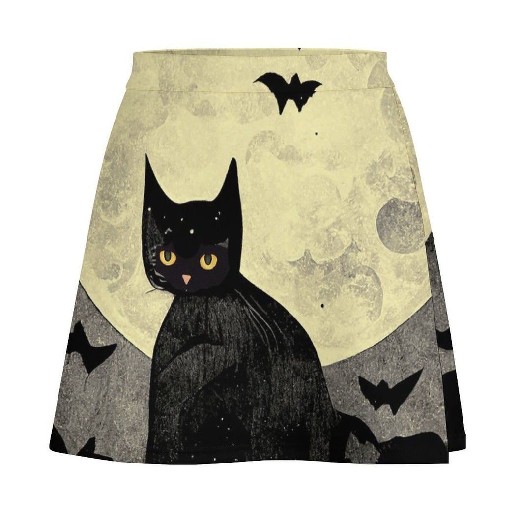 Black Cat Mystery Mini Skirt