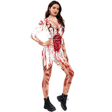 Load image into Gallery viewer, My Bloody Nurse Halloween Jumpsuit
