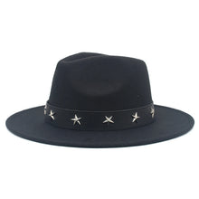 Load image into Gallery viewer, Lanee Maya Star Wide Brim Panama Hat
