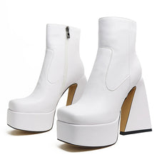 Load image into Gallery viewer, Molly Chunky Platform High Heel Ankle Boots
