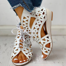 Load image into Gallery viewer, Charlee Lace-Up Sandals
