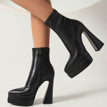 Load image into Gallery viewer, Riley Lou Pointed Platform Boots
