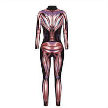 Load image into Gallery viewer, Telli Muscle Human Robot Halloween Jumpsuit

