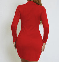 Load image into Gallery viewer, Abigail Long Sleeve Bodycon Mini Dress
