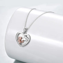 Load image into Gallery viewer, My Sweet Horse Love Heart Necklace
