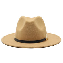Load image into Gallery viewer, Aliana Wool Wide Brim Fedora Hat
