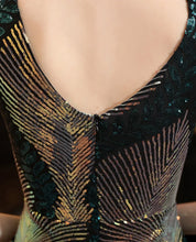Load image into Gallery viewer, Ava Zainab Sequin Mermaid Maxi Dress
