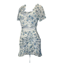 Load image into Gallery viewer, Lillie Floral Ruffle Bodycon Mini Dress
