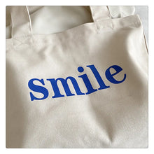 Load image into Gallery viewer, Smile Tote Bag
