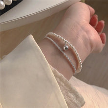 Load image into Gallery viewer, Chereese Pearl Double Layer Bracelet
