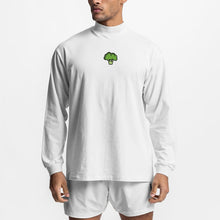 Load image into Gallery viewer, Broccoli Oversized Turtleneck Long Sleeve T-Shirt
