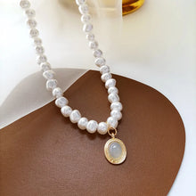 Load image into Gallery viewer, Chambrey Pearl Moonstone Necklace
