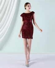 Load image into Gallery viewer, Marlowe Lisa Sequin Mini Dress
