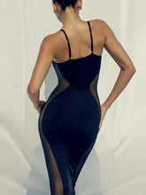 Load image into Gallery viewer, Ivanna Mesh Bodycon Midi Dress
