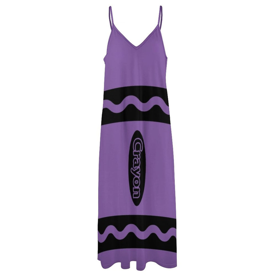 Lou Violet Purple Crayon Box Halloween Costume Dress
