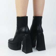 Load image into Gallery viewer, Molly Chunky Platform High Heel Ankle Boots
