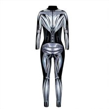 Load image into Gallery viewer, Telli Muscle Human Robot Halloween Jumpsuit
