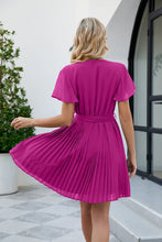 Load image into Gallery viewer, Lexis Patty Pleated Mini Dress
