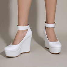 Load image into Gallery viewer, Thea Platform Pump Wedges
