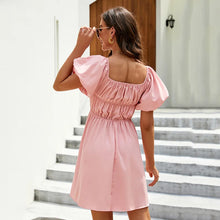 Load image into Gallery viewer, Belen Off Shoulder Puff Sleeve Mini Dress
