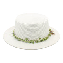 Load image into Gallery viewer, Ellie Straw Boater Hat
