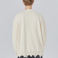 Load image into Gallery viewer, Chester Ripped Oversized Knit Sweater
