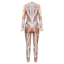 Load image into Gallery viewer, Lady Peal Diamond Halloween Jumpsuit
